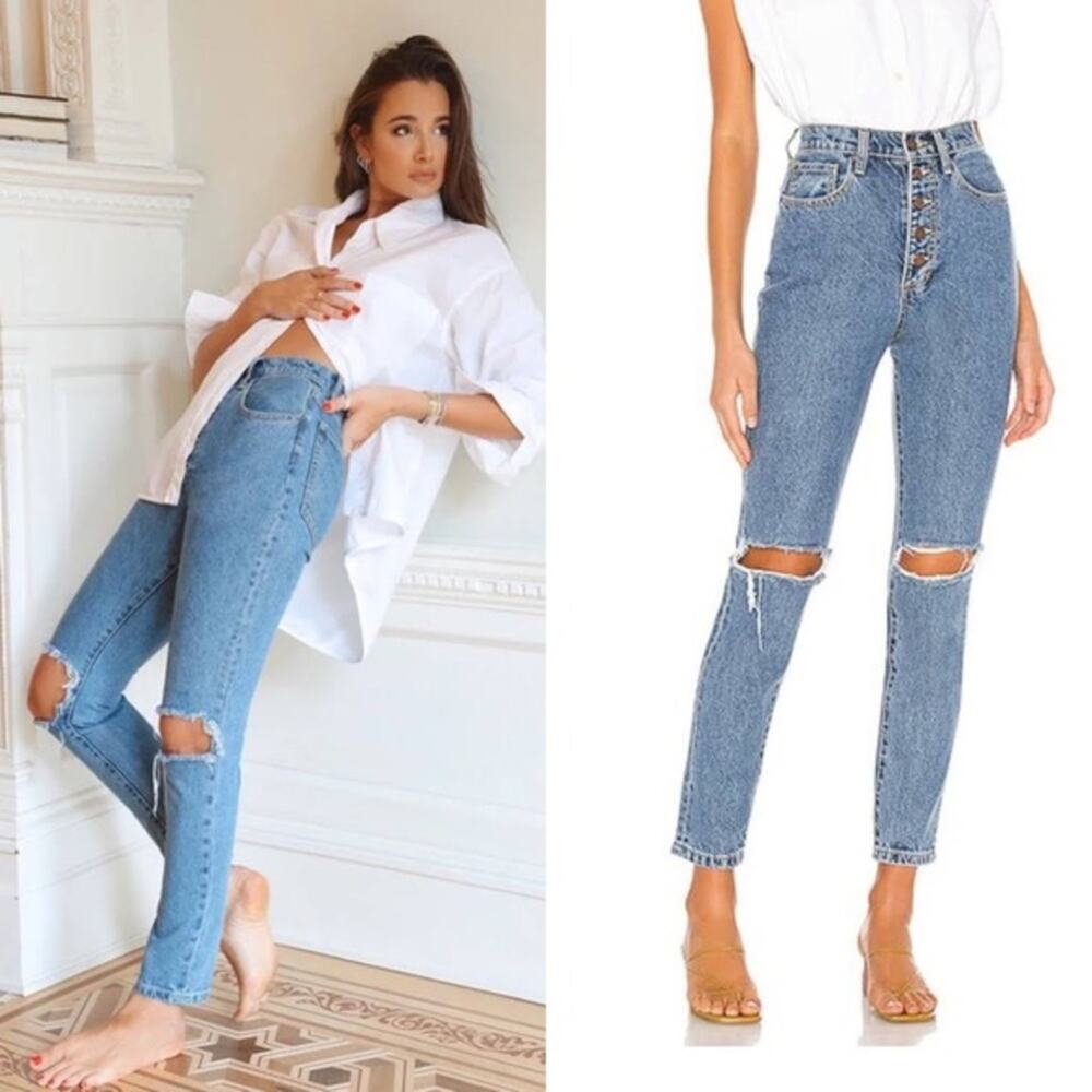 NWT Weworewhat Revolve Danielle High Rise Vintage Straight.